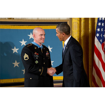 Barack Obama awards Medal of Honor to Army sergeant for heroism in Afghanistan